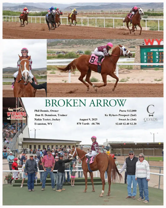 BROKEN ARROW - 08-09-25 - R02 - WYO Wyoming Downs