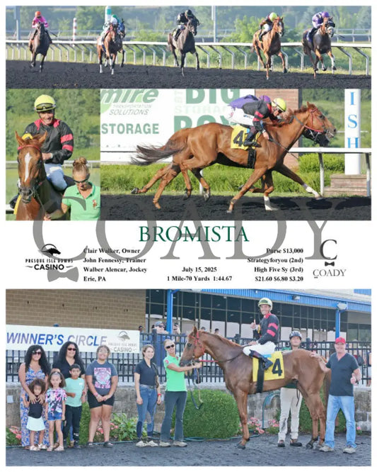 BROMISTA - 07-15-25 - R08 - PID Presque Isle Downs