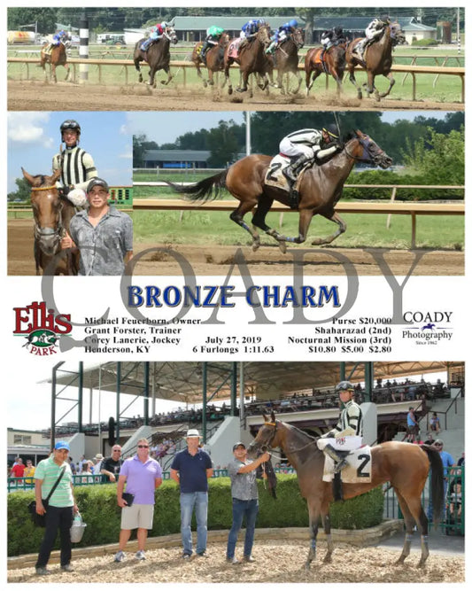 Bronze Charm - 07-27-19 R06 Elp Ellis Park