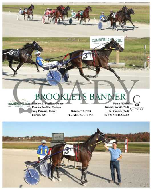Brooklets Banner - 102724 Race 11 Clr Cumberland Run