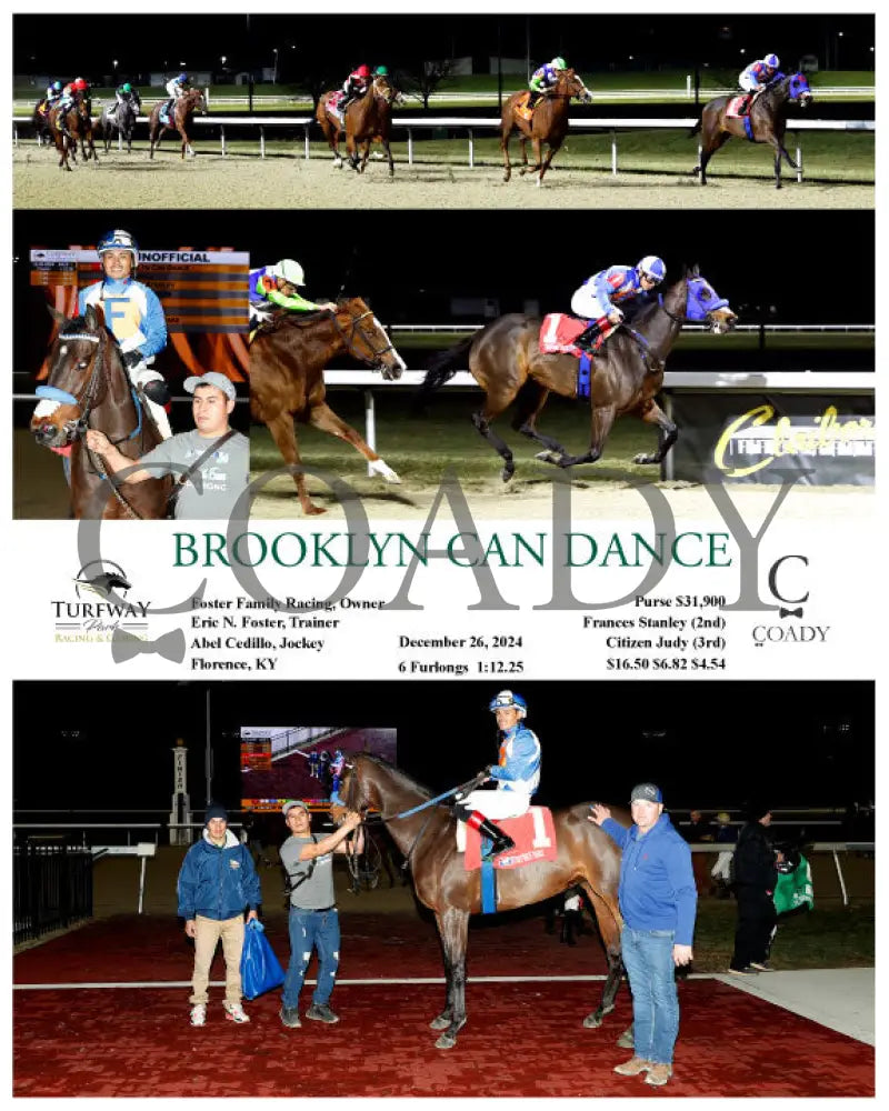 Brooklyn Can Dance - 12-26-24 R01 Tp Turfway Park
