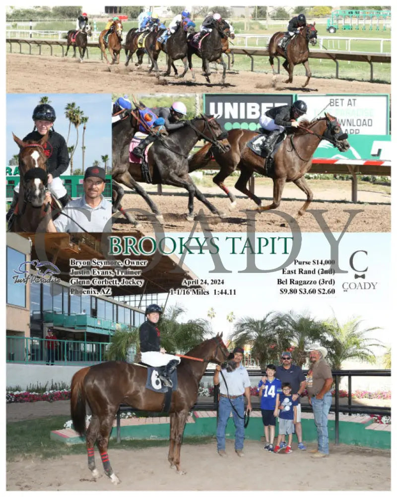 Brookys Tapit - 04 - 24 - 24 R08 Tup Turf Paradise