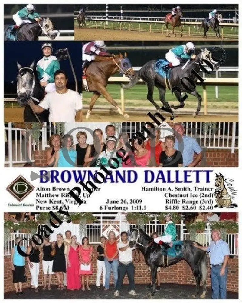 Brown And Dallett - 6 26 2009 Colonial Downs