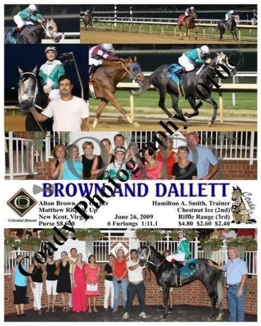 Brown And Dallett - 6 26 2009 Colonial Downs