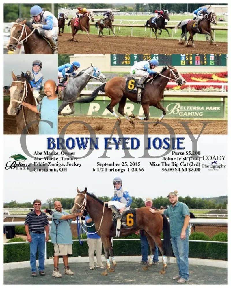 Brown Eyed Josie - 092515 Race 06 Btp Belterra Park