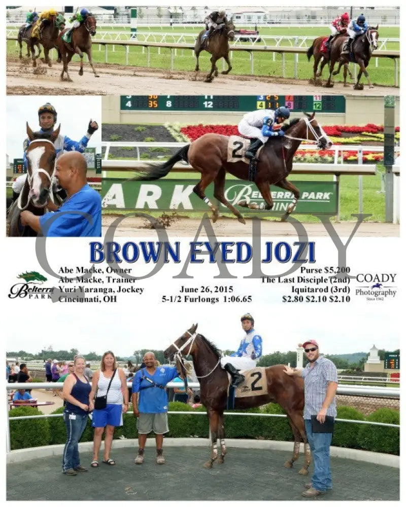 Brown Eyed Jozi - 062615 Race 01 Btp Belterra Park