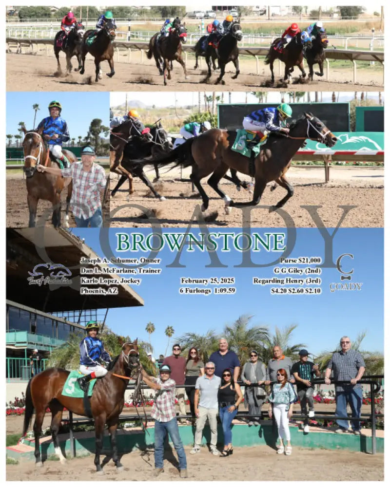 BROWNSTONE - 02-25-25 - R04 - TUP Turf Paradise