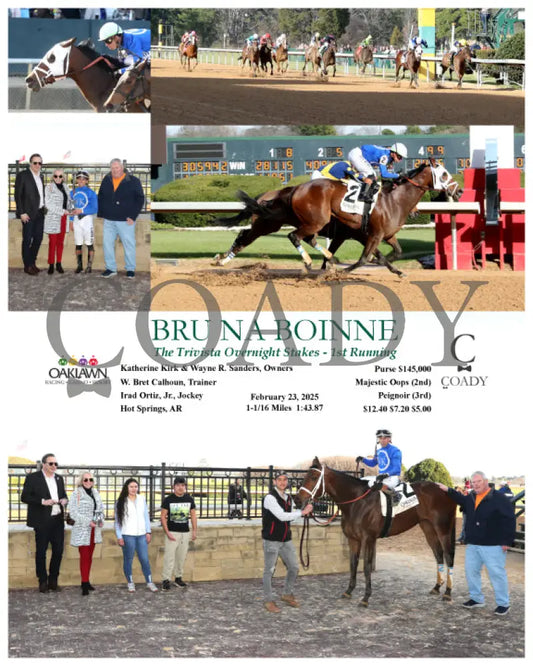 BRU NA BOINNE - 022325 - Race 08 - OP The Trivista Overnight Stakes Oaklawn Park