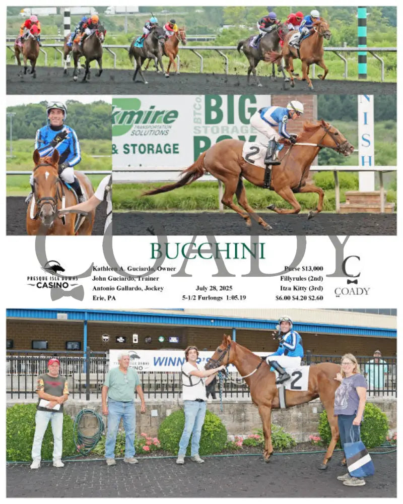 BUCCHINI - 07-28-25 - R08 - PID Presque Isle Downs