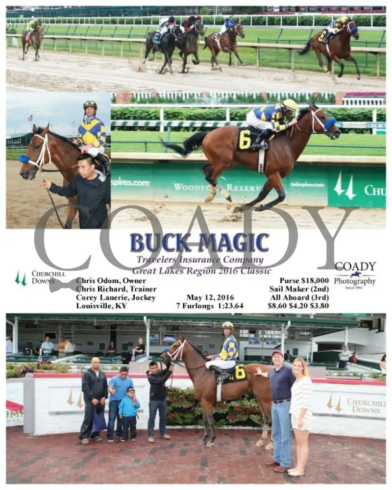Buck Magic - 051216 Race 06 Cd Churchill Downs