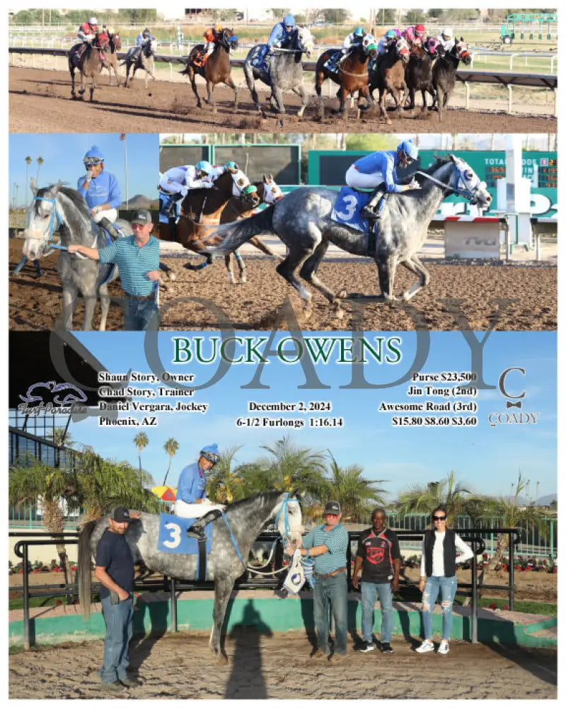 Buck Owens - 12-02-24 R08 Tup Turf Paradise
