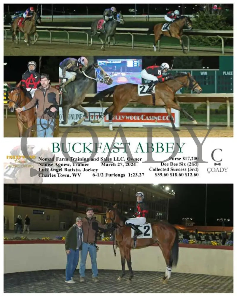 Buckfast Abbey - 03 - 27 - 24 R05 Ct Hollywood Casino At Charles Town Races