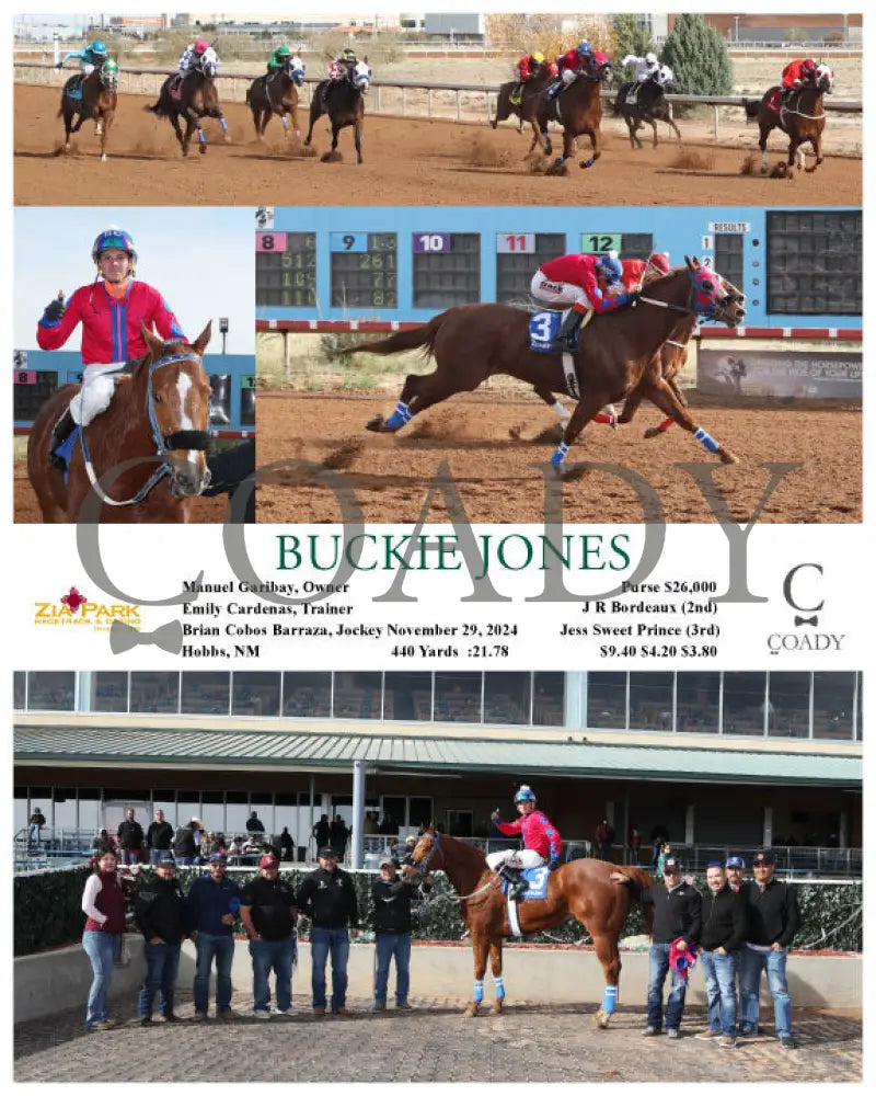 Buckie Jones - 11-29-24 R04 Zia Zia Park