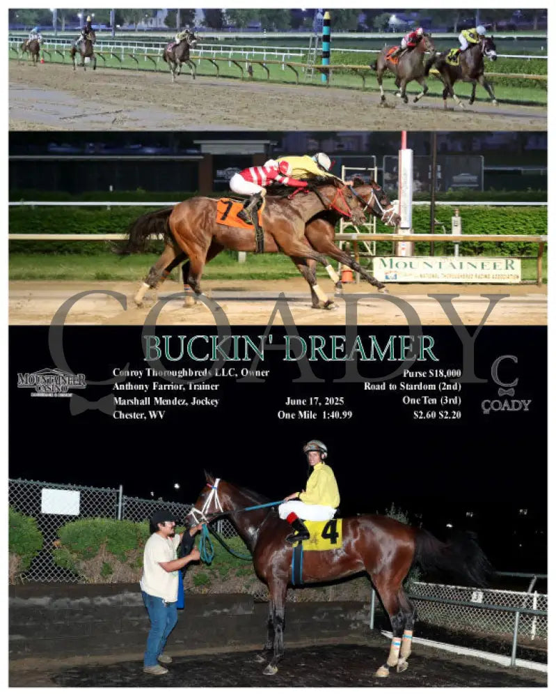 BUCKIN’ DREAMER - 06-17-25 - R06 - MNR Mountaineer Park