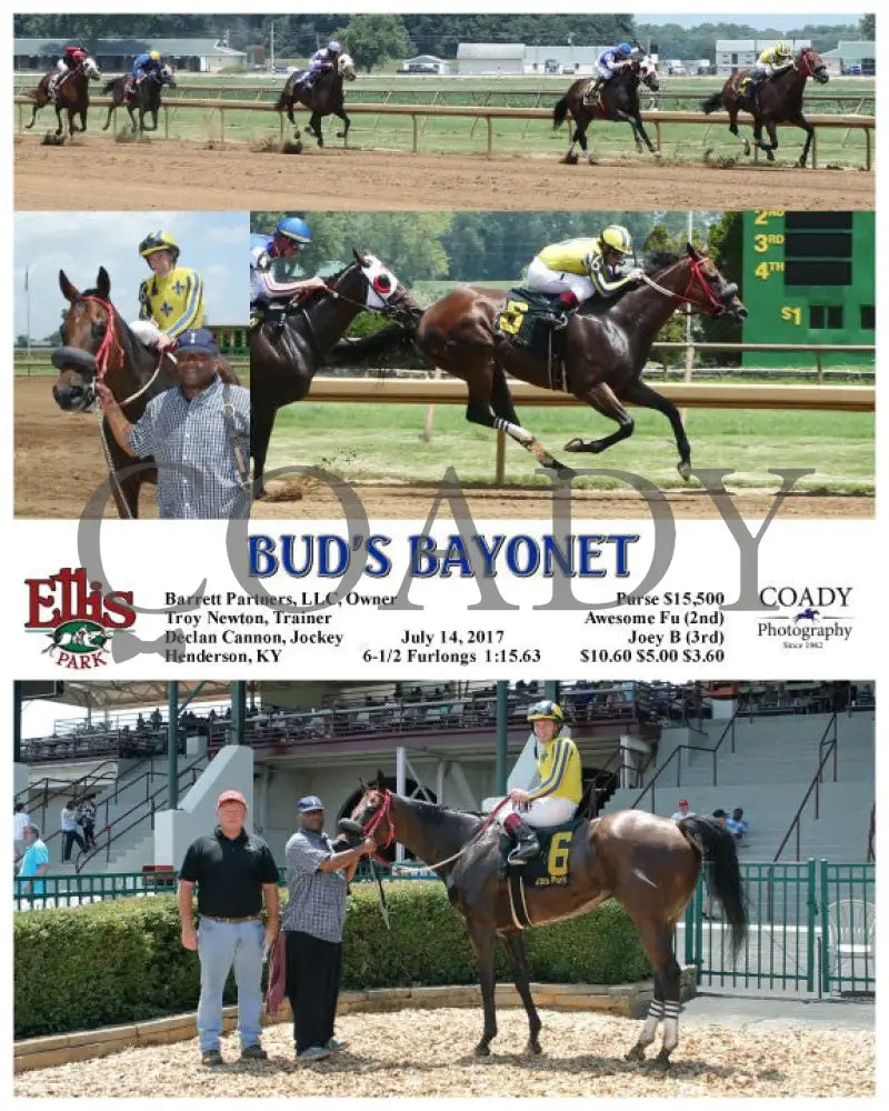 Bud’s Bayonet - 071417 Race 02 Elp Ellis Park