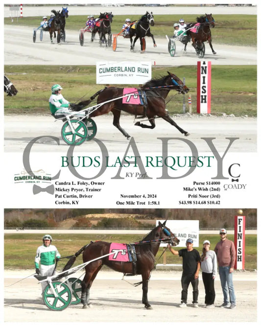 Buds Last Request - Ky Pref. 11-04-24 R06 Clr Cumberland Run