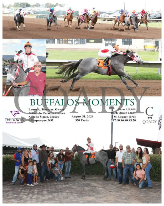 Buffalos Moments - 08-31-24 R09 Alb Downs At Albuquerque