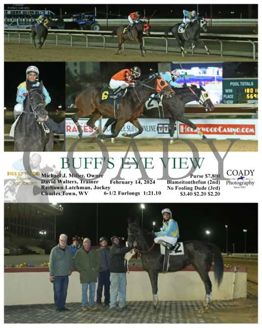 Buff’s Eye View - 02-14-24 R01 Ct Hollywood Casino At Charles Town Races