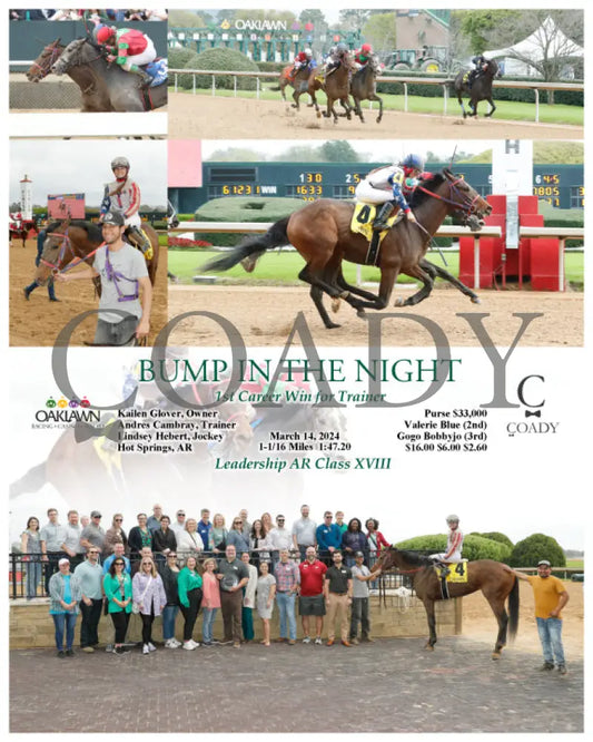 Bump In The Night - 1St Career Win For Trainer 03 - 14 - 24 R01 Op Oaklawn Park