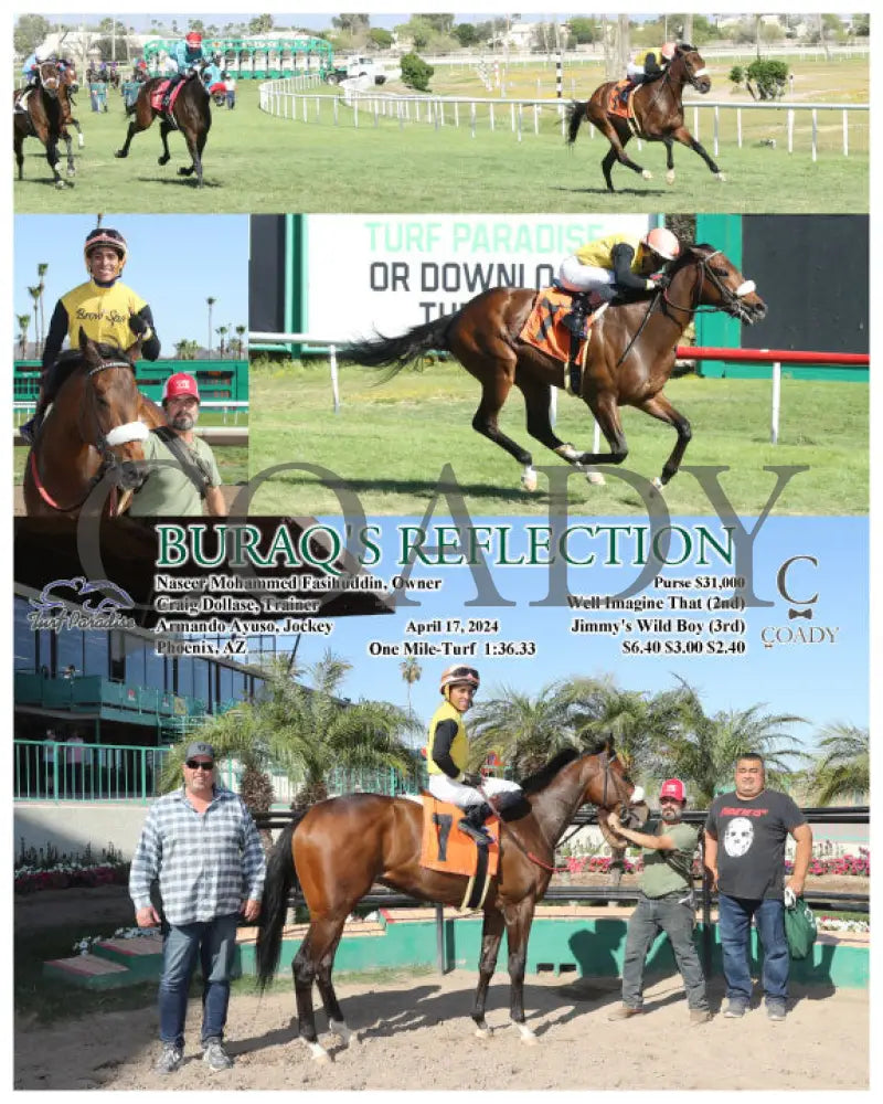 Buraq’s Reflection - 04 - 17 - 24 R06 Tup Turf Paradise