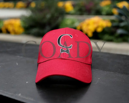 Burgundy Hat - Black Logo 2024