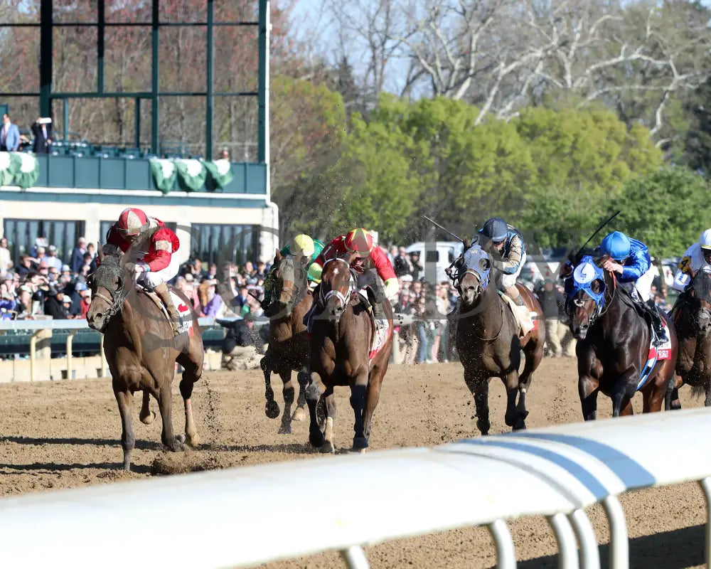 BURNHAM SQUARE - The Blue Grass - 040825 - Race 10 - KEE - Inside Finish 02 Keeneland