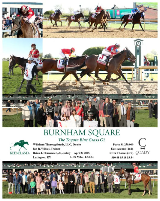 BURNHAM SQUARE - The Blue Grass - 040825 - Race 10 - KEE Keeneland
