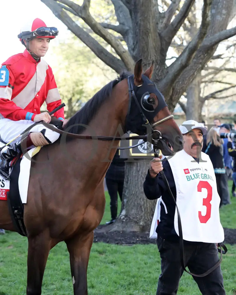 BURNHAM SQUARE - The Blue Grass - 040825 - Race 10 - KEE - Paddock 02 Keeneland