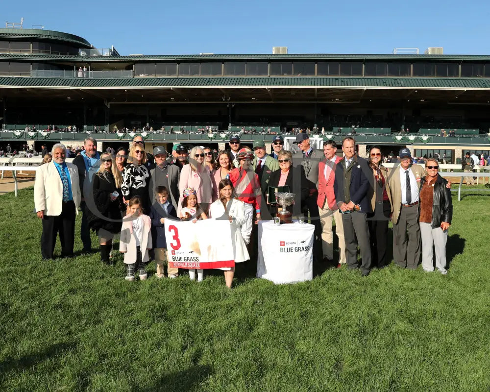 BURNHAM SQUARE - The Blue Grass - 040825 - Race 10 - KEE - Presentation 01 Keeneland