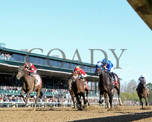 BURNHAM SQUARE - The Blue Grass - 040825 - Race 10 - KEE - Under Rail 01 Keeneland
