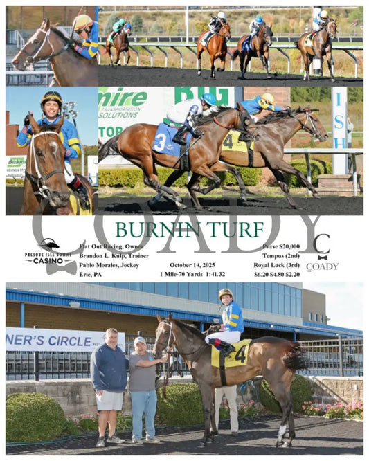 BURNIN TURF - 10-14-25 - R01 - PID Presque Isle Downs