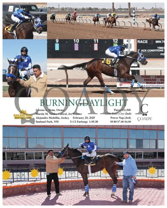 BURNINGDAYLIGHT - 02-20-25 - R03 - SUN Turfway Park