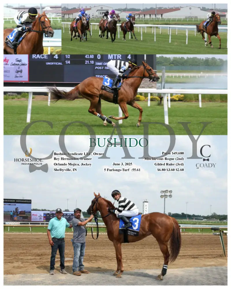 BUSHIDO - 06-03-25 - R04 - IND Indiana Grand