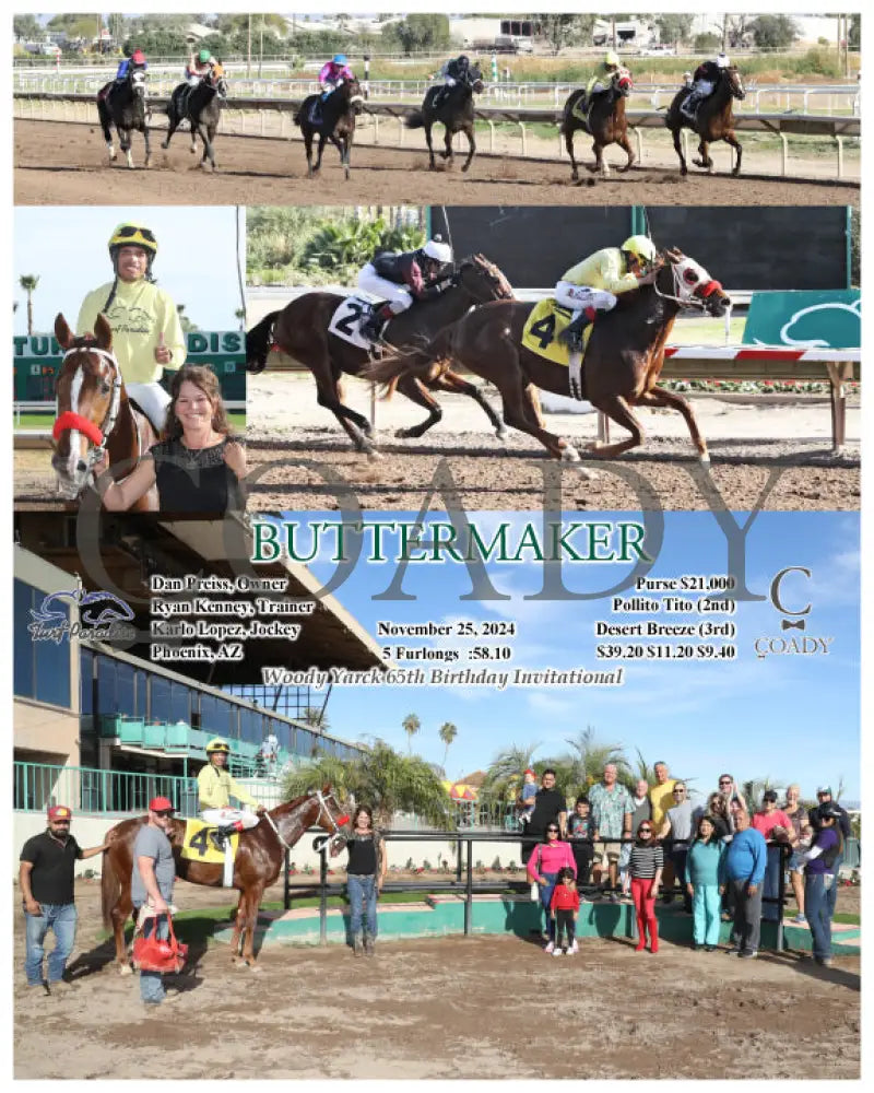 Buttermaker - 11-25-24 R03 Tup Turf Paradise