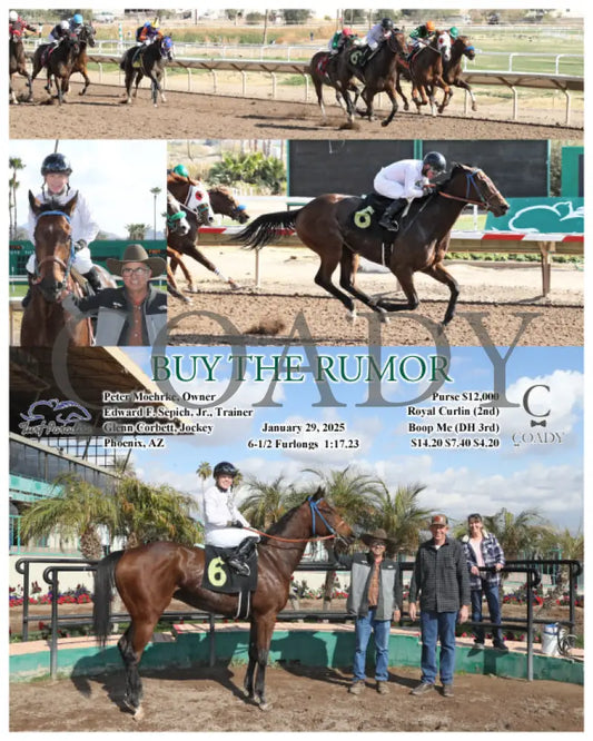 Buy The Rumor - 01-29-25 R04 Tup Turf Paradise