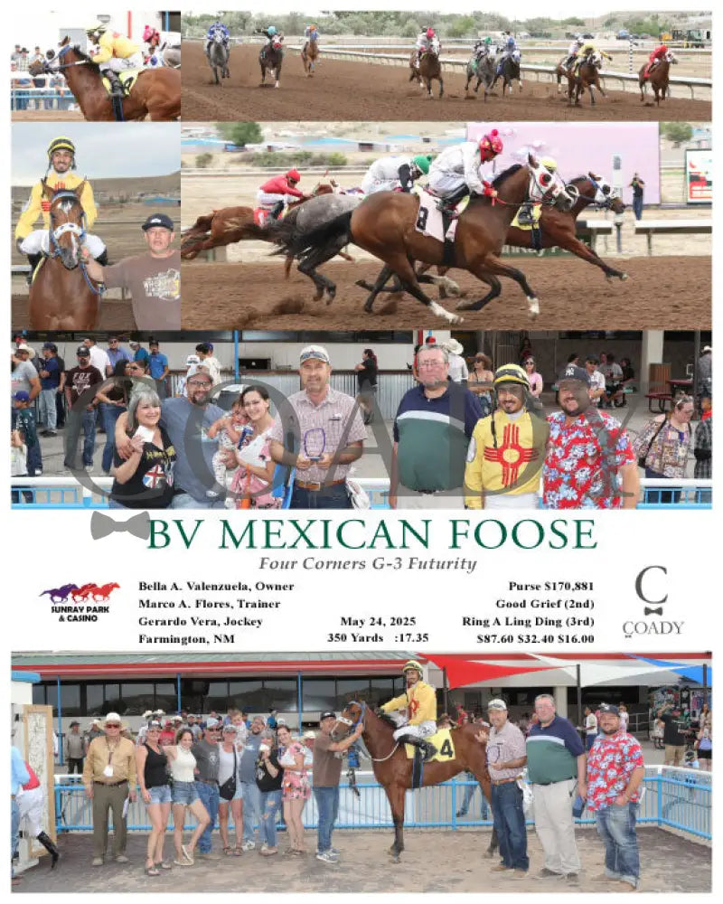BV MEXICAN FOOSE - Four Corners G-3 Futurity - 05-24-25 - R11 - SRP SunRay Park