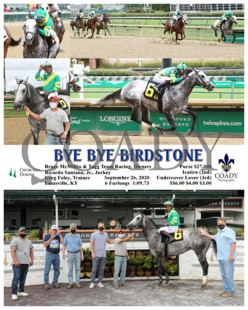Bye Birdstone - 09-26-20 R03 Cd Churchill Downs