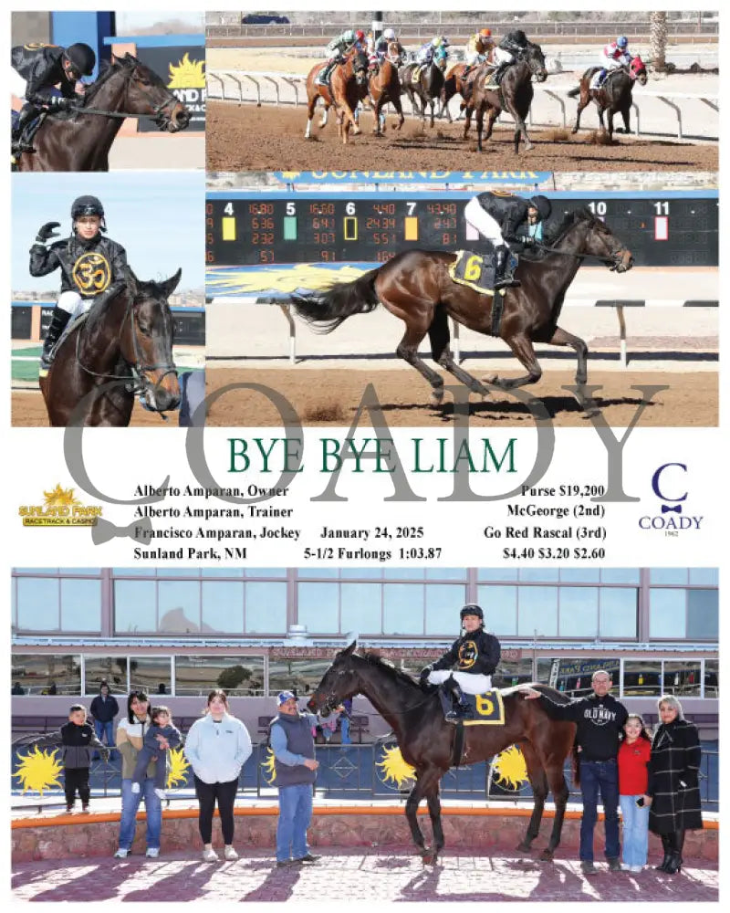 Bye Liam - 01-24-25 R04 Sun Turfway Park