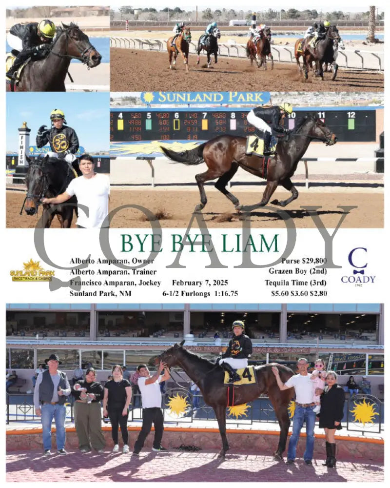 Bye Liam - 02-07-25 R04 Sun Turfway Park