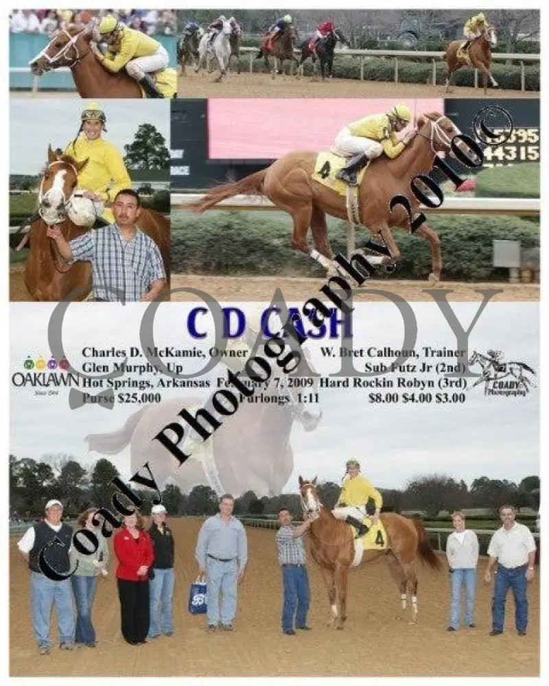 C D Cash - 2 7 2009 Oaklawn Park
