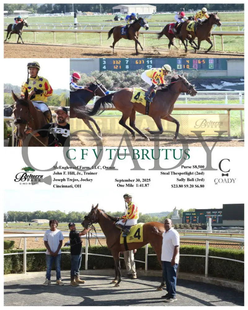 C F V TU BRUTUS - 093025 - Race 07 - BTP Presque Isle Downs