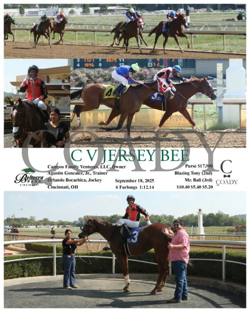 C V JERSEY BEE - 09-18-25 - R06 - BTP - Coady Media - Kurtis Coady Photography