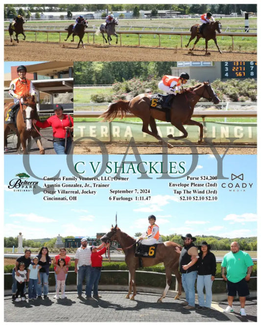 C V Shackles - 090724 Race 01 Btp Belterra Park