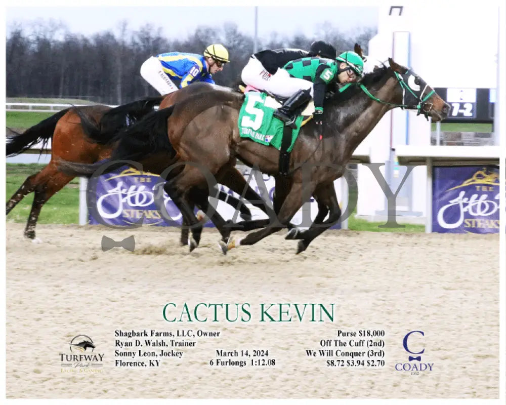 Cactus Kevin - 03 - 14 - 24 R03 Tp Action Turfway Park