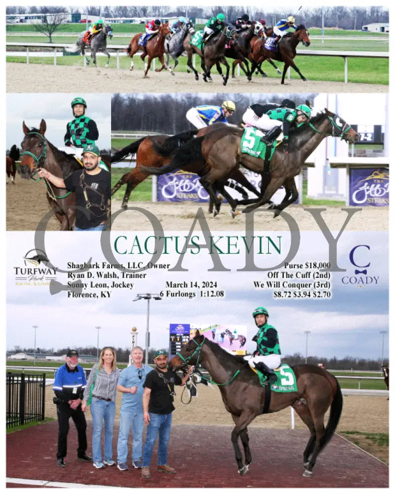 Cactus Kevin - 03 - 14 - 24 R03 Tp Turfway Park