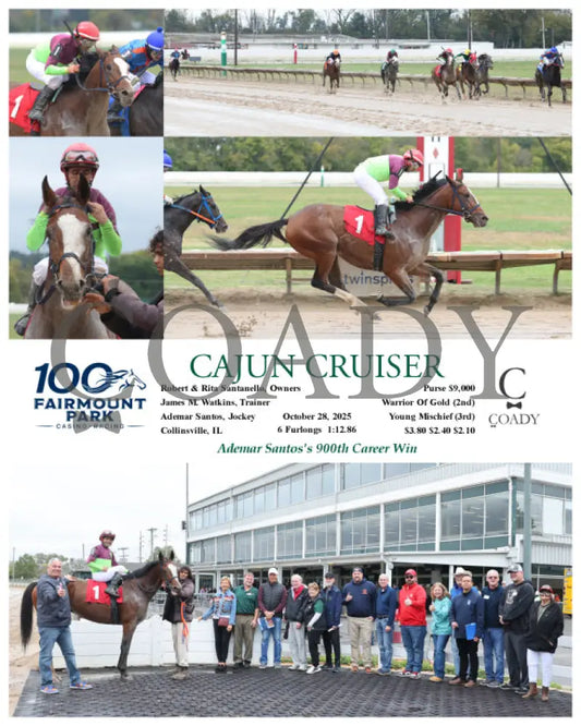CAJUN CRUISER - 10-28-25 - R01 - FP Fanduel Sportsbook Horse Racing