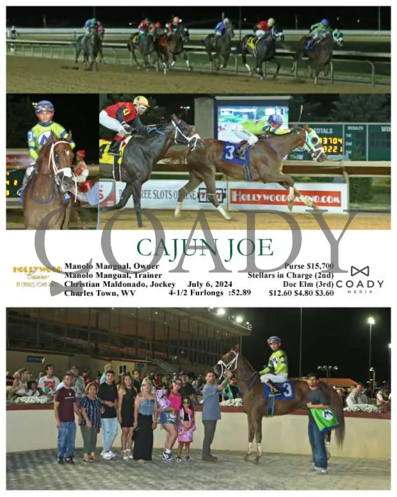 Cajun Joe - 07-06-24 R06 Ct Hollywood Casino At Charles Town Races