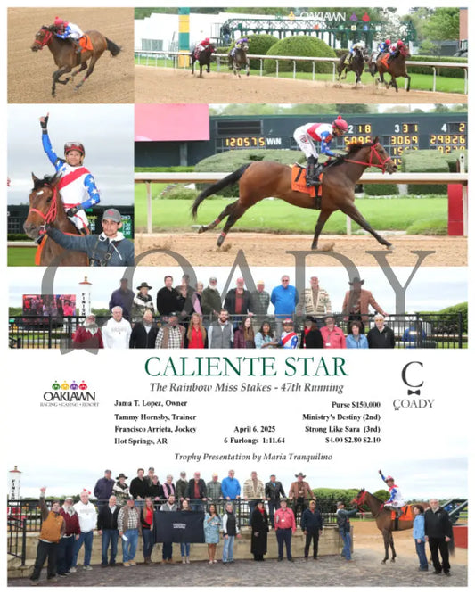 CALIENTE STAR - 040625 - Race 10 - OP Oaklawn Park