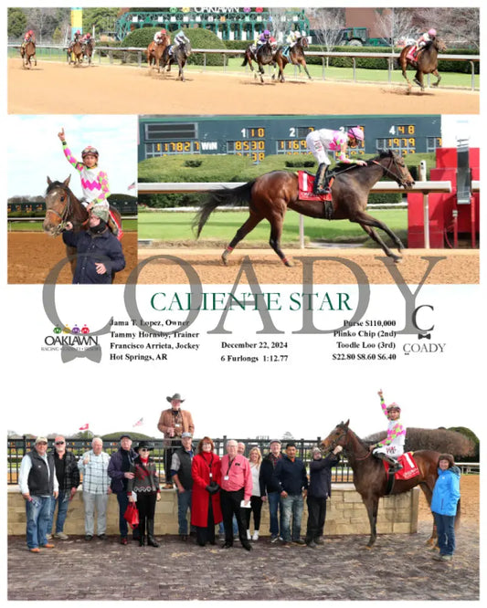 Caliente Star - 12-22-24 R03 Op Oaklawn Park