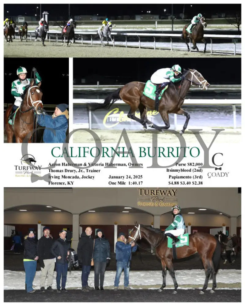 California Burrito - 01-24-25 R05 Tp Turfway Park